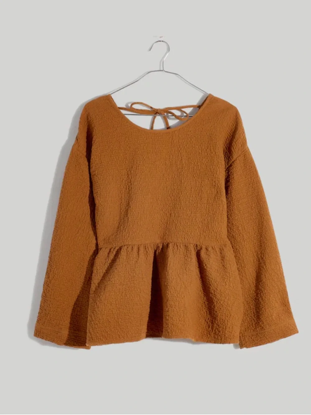 Madewell lightspun peplum